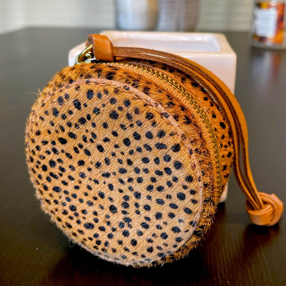 Madewell Calf Hair Coin Purse